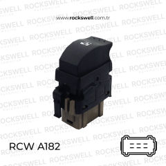 RENAULT MEGANE 2 / SCENIC 2 / CLIO 3 Ön Sağ Cam Düğmesi (6 Fiş) (OEM: 8200414961)