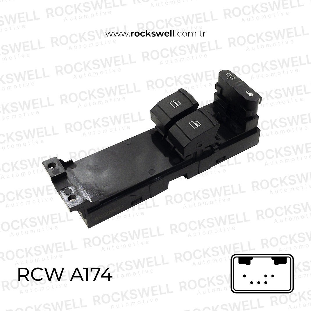 FABIA OCTAVIA CAM ACMA KAPAMA VE EMNIYET KILIT ANAHTARI SURUCU TARAFI CIFTLI FABIA 00>08 OCTAVIA 01>11 (OEM:1J3959857A)