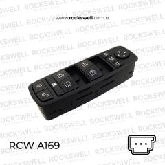 MERCEDES BENZ CAM ACMA ANAHTAR ON SOL (KOMPLE,SIYAH, AYNA KATLAMALI) A-CLASS W169 04>12 B-CLASS W245 05>11 (OEM:A1698206710)