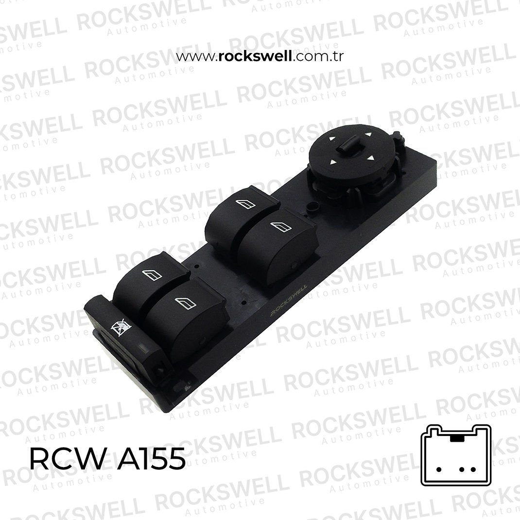 FOCUS C MAX CAM ANAHTARI SOL ON DORTLU - 3 PIN - KROM - KATLANIR FOCUS - C-MAX 08-13 (OEM:AM5T 14A132 CA)