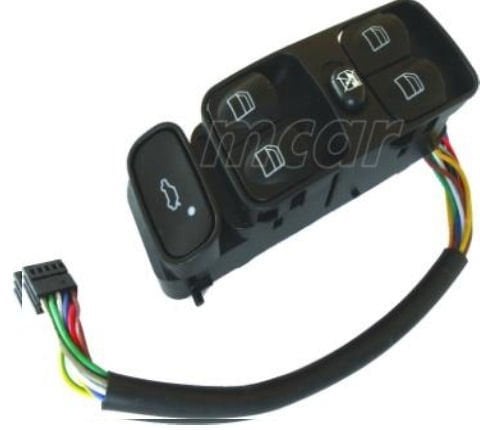 MERCEDES 203 CAM ANAHTARI SOL DÖRTLÜ 9 PIN  (2000-2007) (OEM:2038210679 2038200110)
