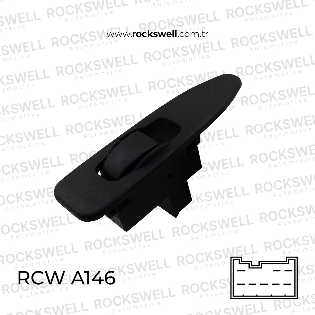 Mitsubishi Carisma Cam Düğmesi 1996-2005 Siyah 8 Pin OEM MR792851
