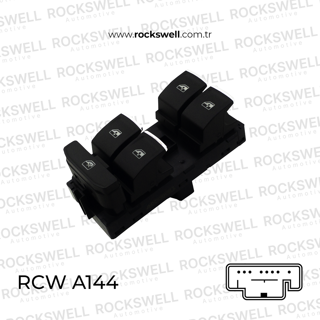 Leon Ibiza Arona Ateca Polo Cam Açma Anahtarı Düğmesi 4lü