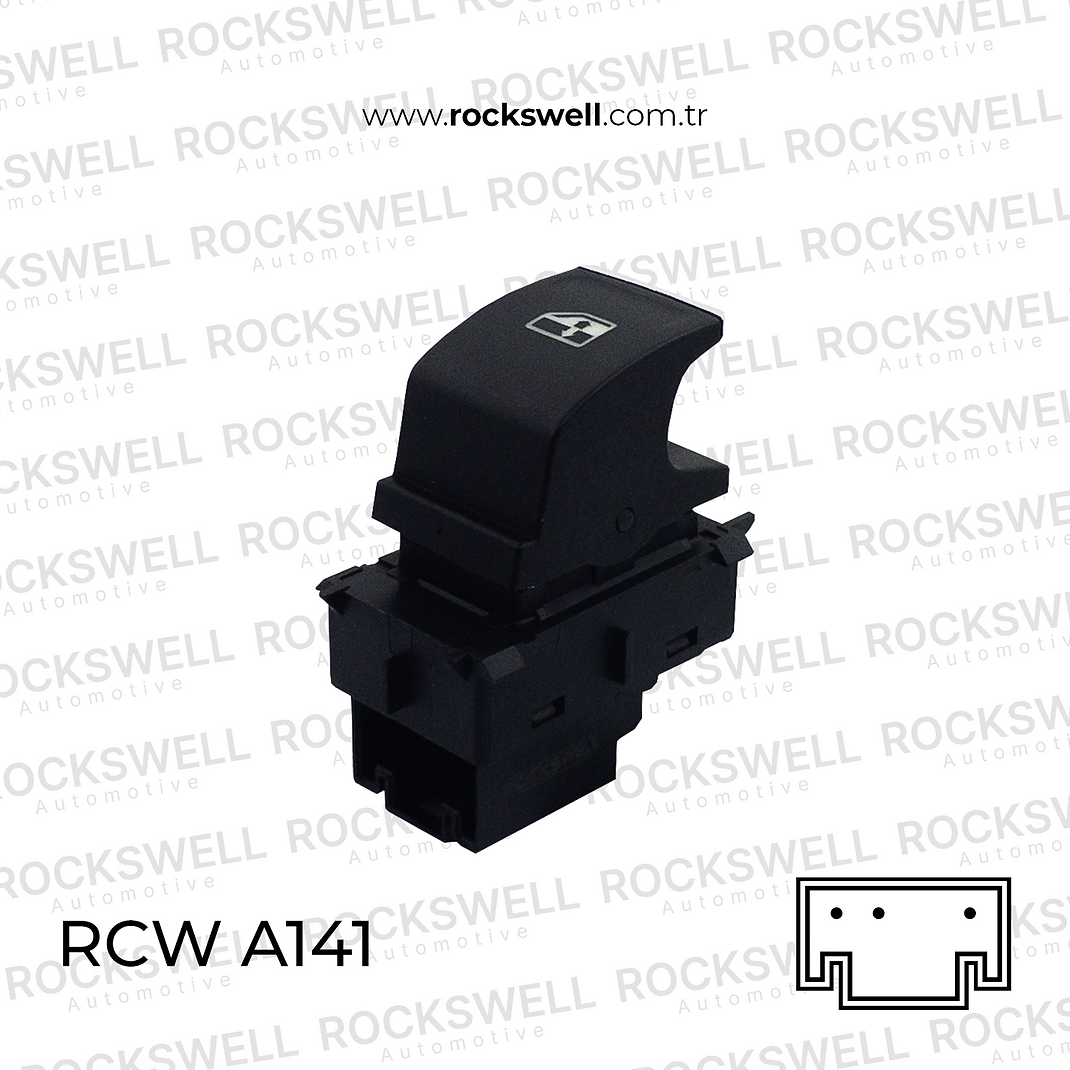 Golf 7 Passat Leon Arteon Cam Açma Anahtarı Düğmesi Kromlu