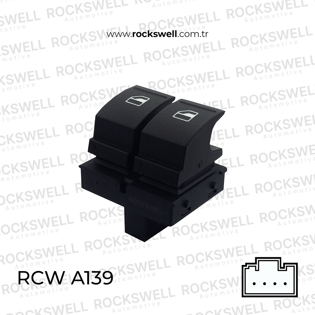 AMAROK CADDY GOLF IBIZA LEON PASSAT POLO TOUAREG CAM ACMA KAPAMA ANAHTARI SOL IKILI (OEM:2K0959857A 1K3959857A 1K3959857AREH)