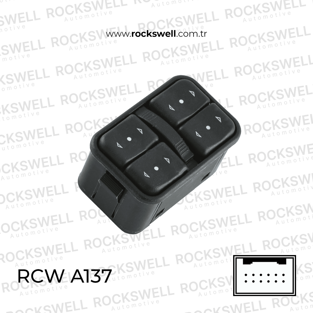 Opel Astra G Meriva Zafira Cam Açma Anahtarı Sol Dörtlü