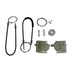 BMW E90 91 için 2005-2011 Ön Sağ  Sol Cam Kriko Teli Halat Tamir Seti OEM CODE: 51337140587-51337140588BGLVZ234