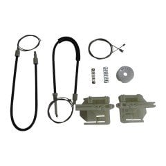 BMW E90 91 için 2005-2011 Ön Sağ  Sol Cam Kriko Teli Halat Tamir Seti OEM CODE: 51337140587-51337140588BGLVZ234