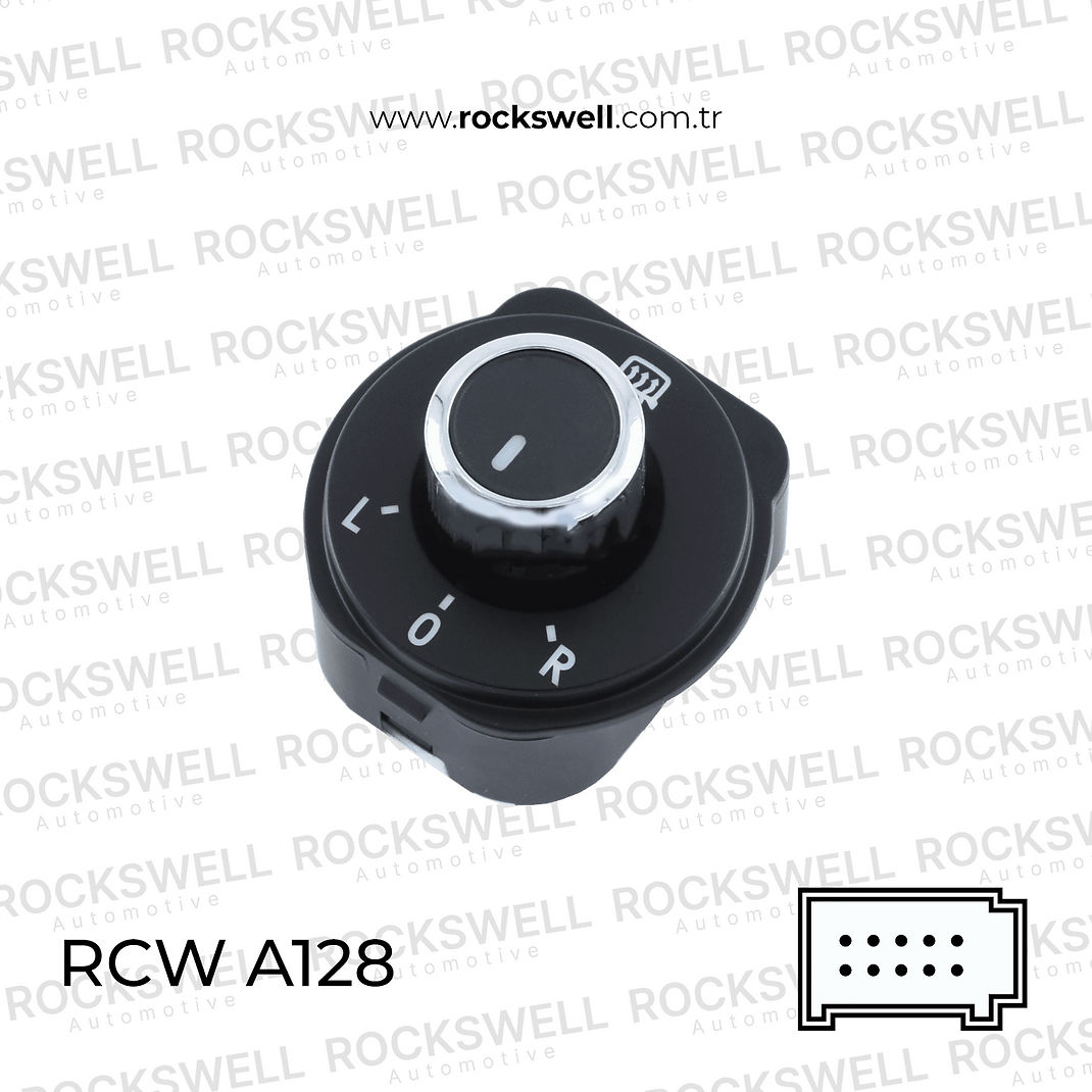 POLO AYNA AYAR ANAHTARI KROM POLO 11> 13(OEM:6RD959565B)