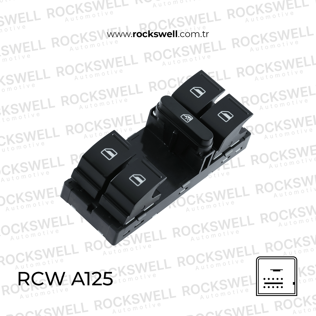 GOLF V VI POLO PASSAT / CC TIGUAN TOURAN JETTA III IV TOLEDO LEON IBIZA V ALTEA 03>16 CAM ACMA KAPAMA ANAHTARI SURUCU TARAFI DORTLU (OEM:1K4959857B)