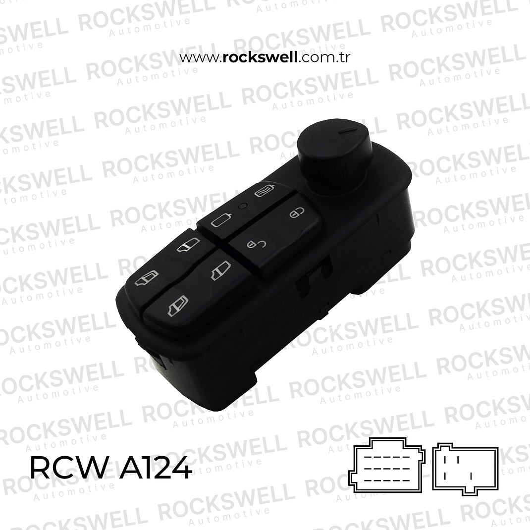 MERCEDES TRUCK CAM ACMA KAPAMA ANAHTARI SOL - MERCEDES-BENZ / AXOR MERKEZI KILITLI YM (OEM:0045455913 - 0015451204 - 0055452813)