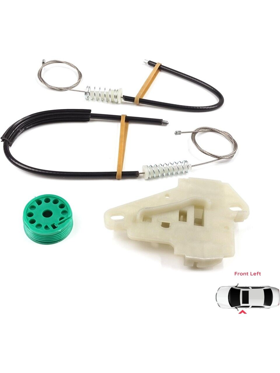 Honda City & Jazz için Ön Sol Cam Kriko Tamir Seti (2001-2008) (OEM:72250SAAJ02, 72250SAAG01, 72250SAAG02, 72250SAAG03)