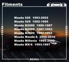 Mazda U3945919 Japon Papatya 8 mm Oto Klips 10 adet (1998-2003) (OEM:90657SA60030, 86590-28000, 91059-FC050)