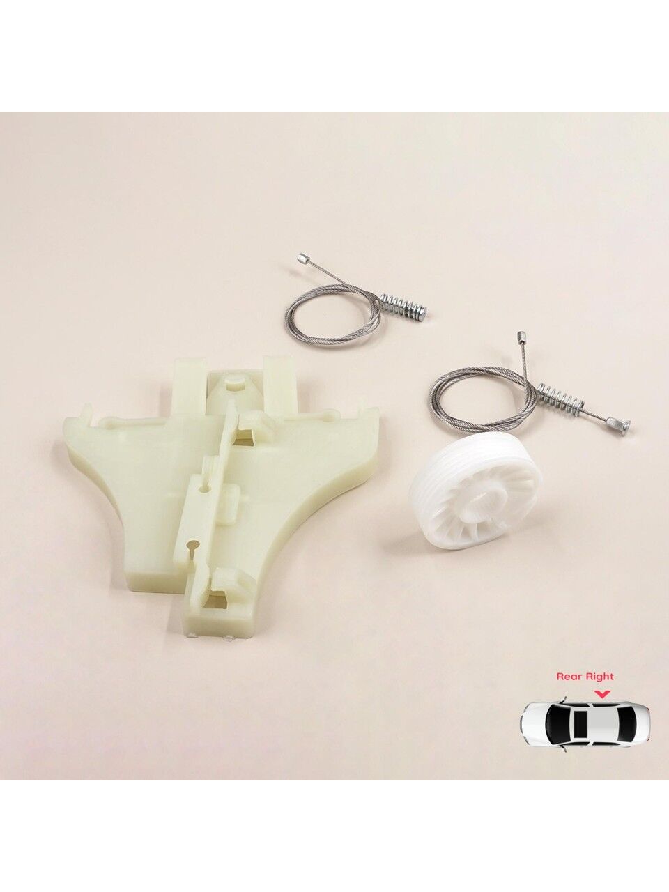 Ford Mondeo MK2 MK3 Arka Sağ Cam Kriko Tamir Seti (1996-2007) (OEM:1S71F27000B, 1320873, 1134359, 1S71F27000BM, 1116898, 1S71F27000BE, 1S71F27000BL)