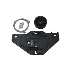 Citroen C3 MK2 5-Kapı için Ön Sağ Cam Kriko Tel Halat Tamir Seti (2009-2016) (OEM:9813093280)