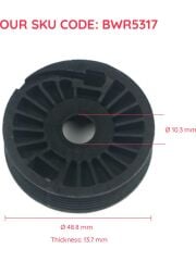Audi A1 ve VW Passat B8 İçin Ön Sol Cam Kriko Tamir Makarası (2015-2020) (OEM:3G0837461A )