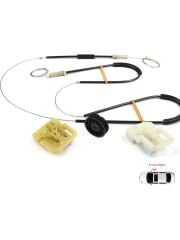 Skoda Octavia MK3 (A7) Ön Sağ Cam Kriko Tamir Seti (2012-2021) (OEM: 5E0837462)