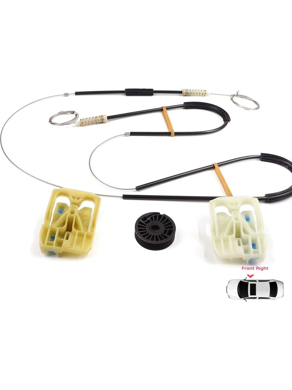 Skoda Octavia MK3 (A7) Ön Sağ Cam Kriko Tamir Seti (2012-2021) (OEM: 5E0837462)