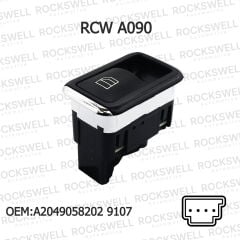 Mercedes Benz Tekli Cam Açma Düğmesi W204 X204 W176 W212 C117 CLS C-E GLK Kromlu -(2007-2019)  (OEM: A20490582029107)