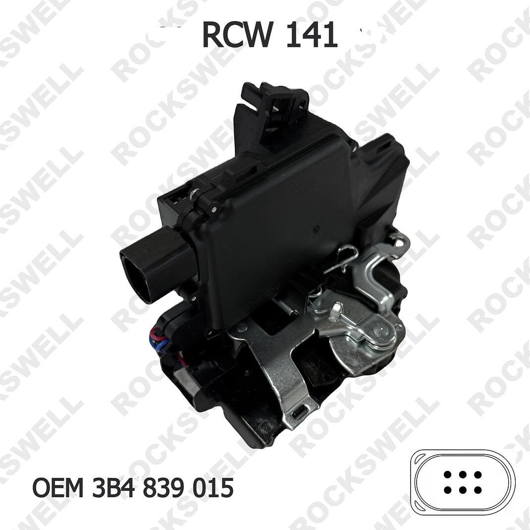 VW Polo Ibiza Fabia Arka Sol Kapı Kilidi 00-10 OEM 3B4839015