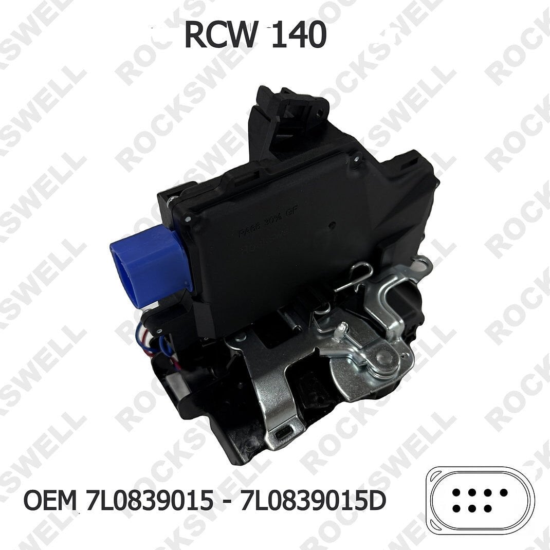 Kapı Kilidi Sol Arka VW Golf 5 6 Jetta Seat Altea