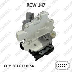 VW Passat B6 B7 Ön Sol Kapı Kilidi 05-17 OEM 3C1837015A
