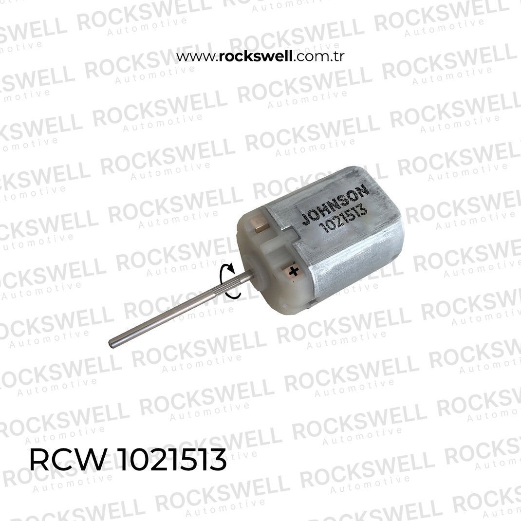 JOHNSON 12V DC Kilit / Cam Krikosu Yedek Motoru (CCW / Önden Kömürlü) OEM: RCW Eşdeğeri
