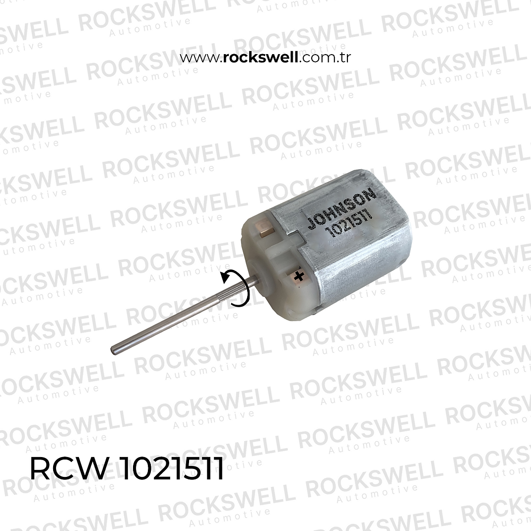 JOHNSON 12V DC Merkezi Kilit / Cam Krikosu Yedek Motoru (CW / Önden Kömürlü) OEM: RCW Eşdeğeri
