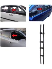 Fiat Tempra & Tipo Ön Cam Lastik İçi Denge Çıtası - Kalıp Üretimi (2 Adet Set) (1990 - 1999) (OEM:7765106, 7765107, 46408943, 46408944 )