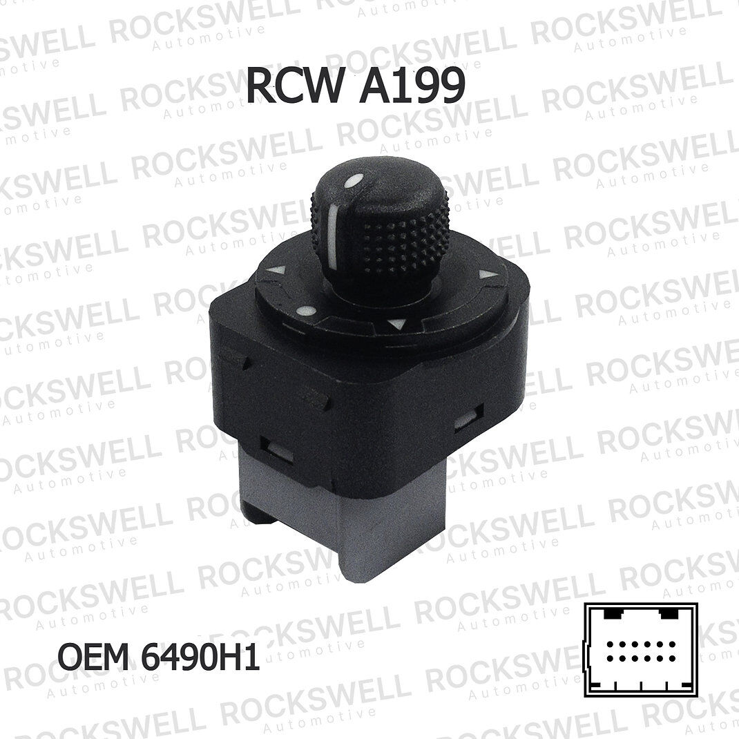 FIAT FIORINO / PEUGEOT BIPPER / CITROEN NEMO - AYNA AYAR KUMANDA ANAHTARI (12 PIN) (OEM: 6490H1 UYUMLU)