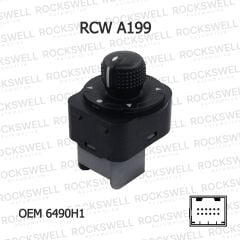 FIAT FIORINO / PEUGEOT BIPPER / CITROEN NEMO - AYNA AYAR KUMANDA ANAHTARI (12 PIN) (OEM: 6490H1 UYUMLU)