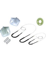 BMW X3 (E83) - CAM KRİKO TELİ ÖN SOL SET (2004-2011) (OEM: 51333448249 UYUMLU)