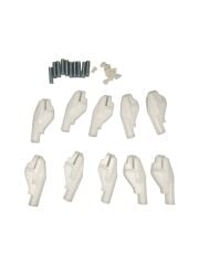 HYUNDAI ACCENT (1995-2006) ESKİ MODEL CAM KRİKO TEL UCU PİPOSU (OEM: 82401-22010 / 82401-25010 UYUMLU) 10 ADET