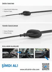 Ford Fiesta Ön Kapı İç Açma Teli 4Kapı 08-17 8A61A218A00AD