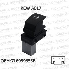 Volkswagen Seat Cam Açma Kapatma Düğmesi Yolcu Tarafı Tekli (7L6959855B)