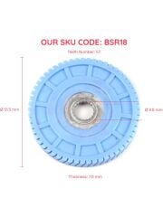 Megane Clio Scenic Peugeot İçin Sunroof Motor Dişlisi (1995-2009) (OEM:7701469319, 7701050264, 7701471058)