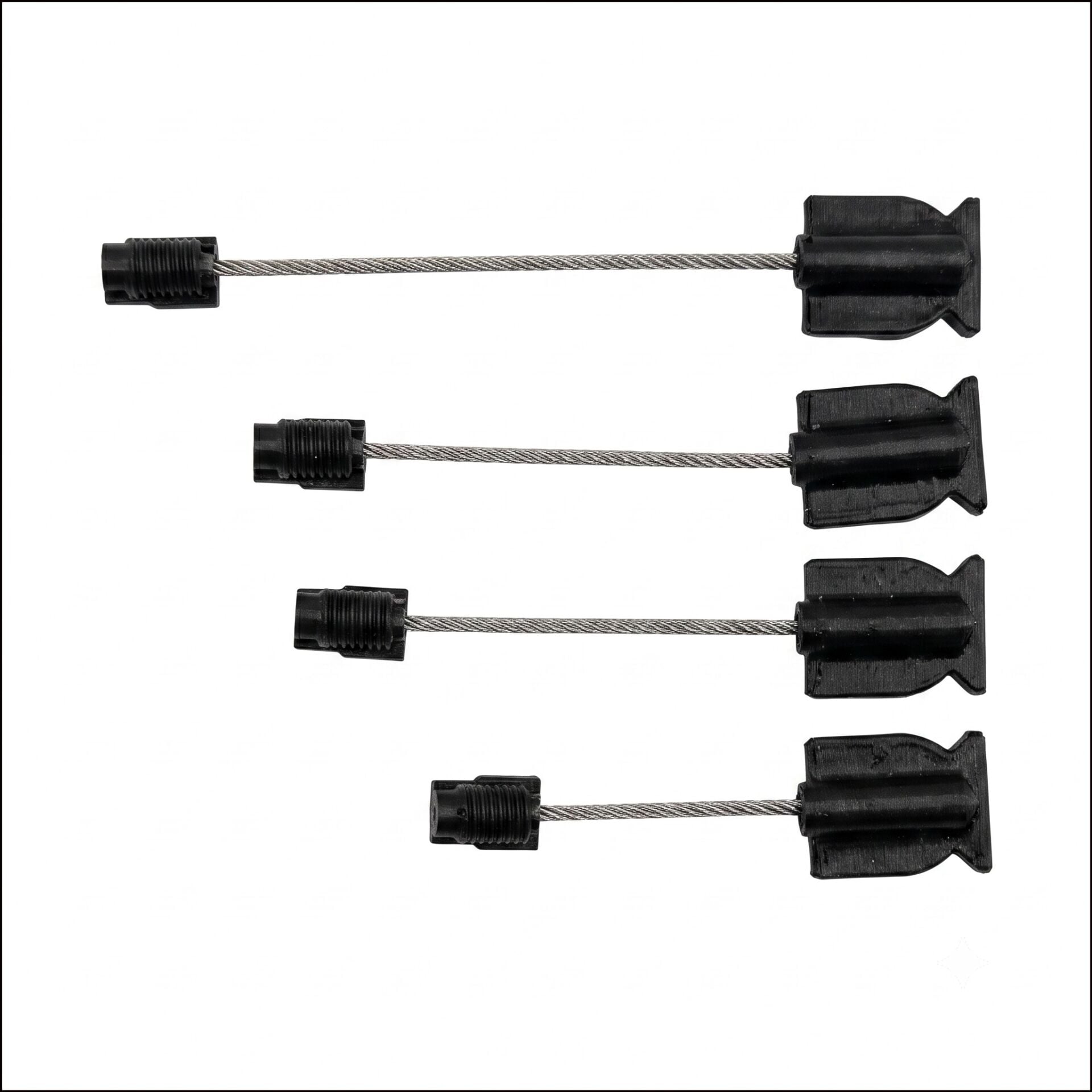 VAG Grubu Dış Kapı Açma Teli Takımı 4'lü Set (VW, Audi, Skoda, Seat) (Tüm Model Yılları) - OEM: 1J4837085F
