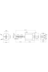 Araba Kapı Kilit Motoru 12v Devir:11500 Rpm Uzunluk: 65mm - 31mm Mil DC8212