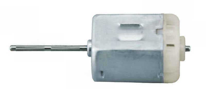 KAPI KİLİT MOTORU 12V ARKADAN KÖMÜRLÜ/ 11120 RPM (Uzunluk: 65 mm)