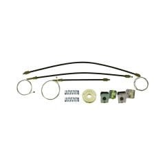 VW Golf 4 MK4 ve Bora Ön Sağ Cam Krikosu Tamir Seti - Bütün Ayaklı (1997-2005)