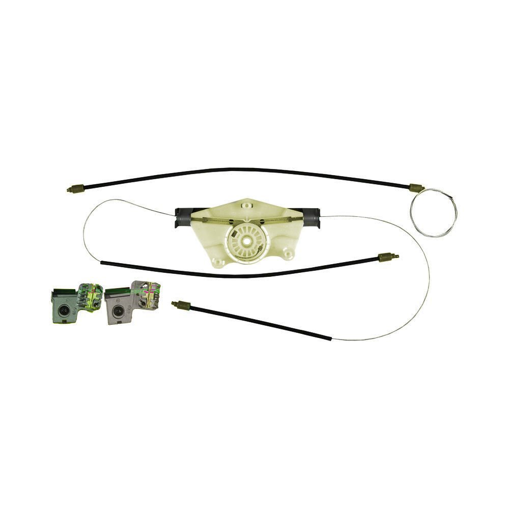 VW Golf 4 MK4 ve Bora Ön Sağ Cam Krikosu Tamir Seti - Metal Ayaklı Kapaklı Tip (1997-2005)
