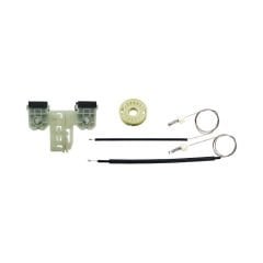 Skoda Fabia Ön Sağ Cam Kriko Tel Seti  (2008-2012) (OEM: 5J1837402A, 5J1837402B, 5J1837402C, 5J4837462)