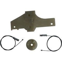 Peugeot 207 5-Kapı İçin Arka Sol Cam Kriko Seti (2006–2015) (OEM : 9680263180-9223C5-9223G1)