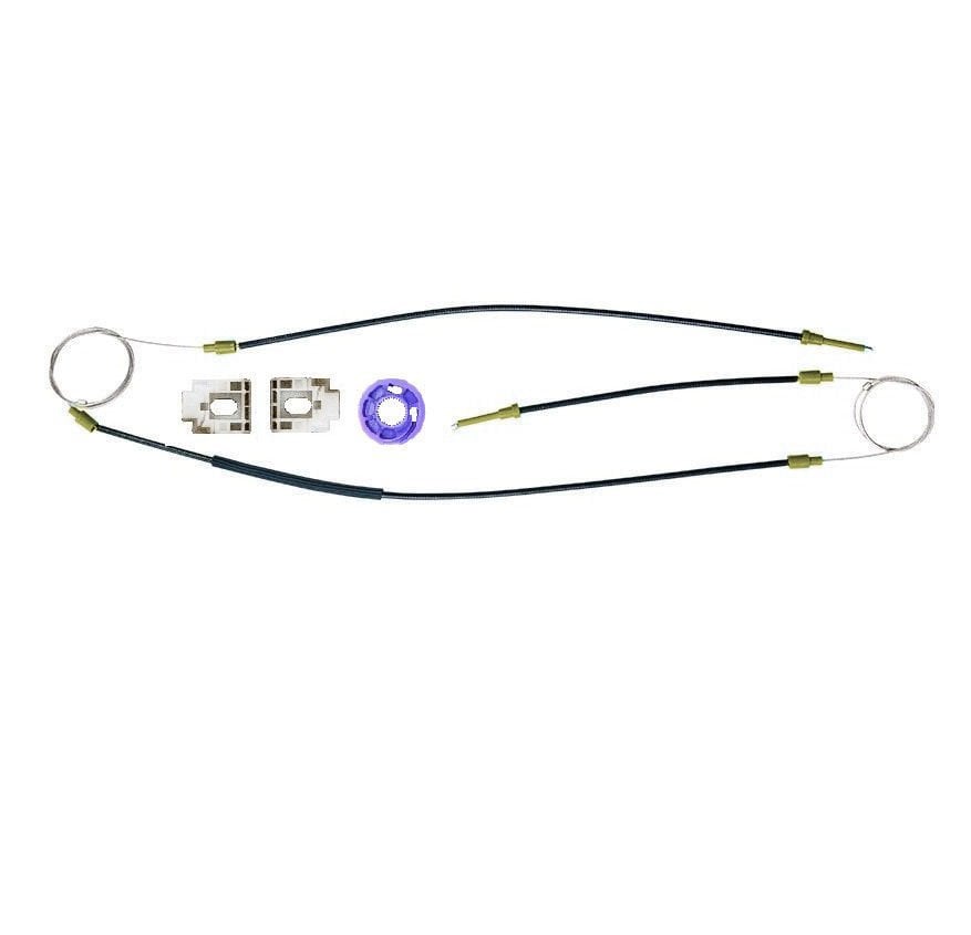 Audi A3 8L (4-5 Kapı) Ön Sağ Cam Kriko Teli Seti (1996-2003) (OEM: 8L4837462,8L4837398)