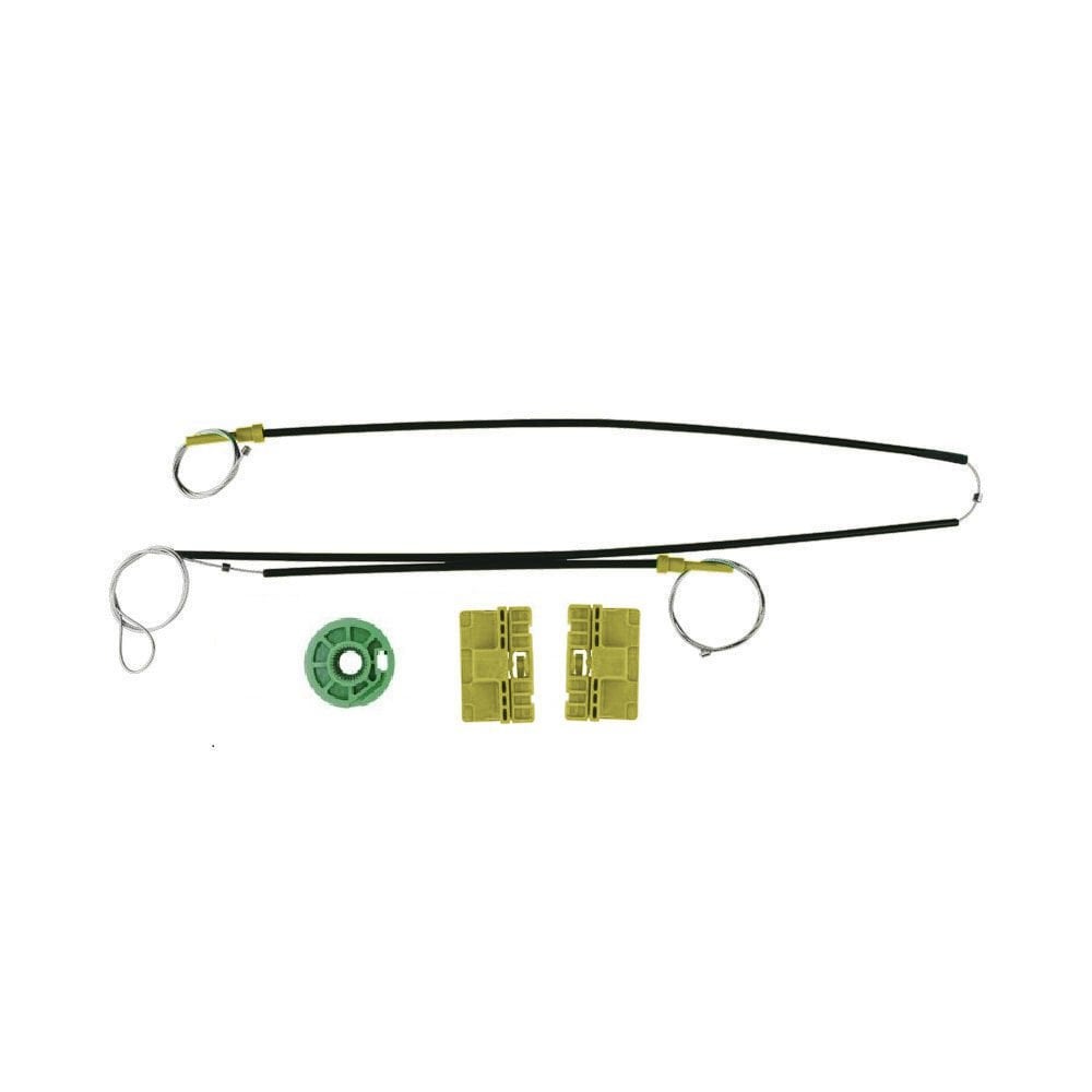 Audi A3 8L Coupe Ön Sol ve Sağ Cam Kriko Teli Seti (1998-2003) (OEM:8L3837461, 8L3837397,8L3837462, 8L3837398)