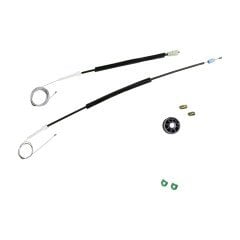 Volvo C70 Coupe Ön Sol Sağ Cam Krikosu Tamir Seti (1996-2005)