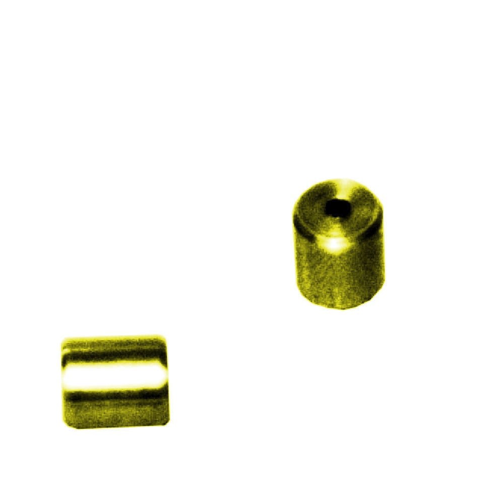 PİM ( TEL UCU ) 6.0 * 8.0 (1,6) SARI Cam Kriko Teli Ucu Pimi / Nipel - Sarı Metal