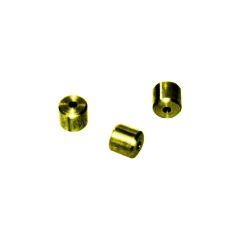 PİM ( TEL UCU ) 5.0 * 5.0 (1,6) SARI Cam Kriko Teli Ucu Pimi / Nipel - Sarı Metal