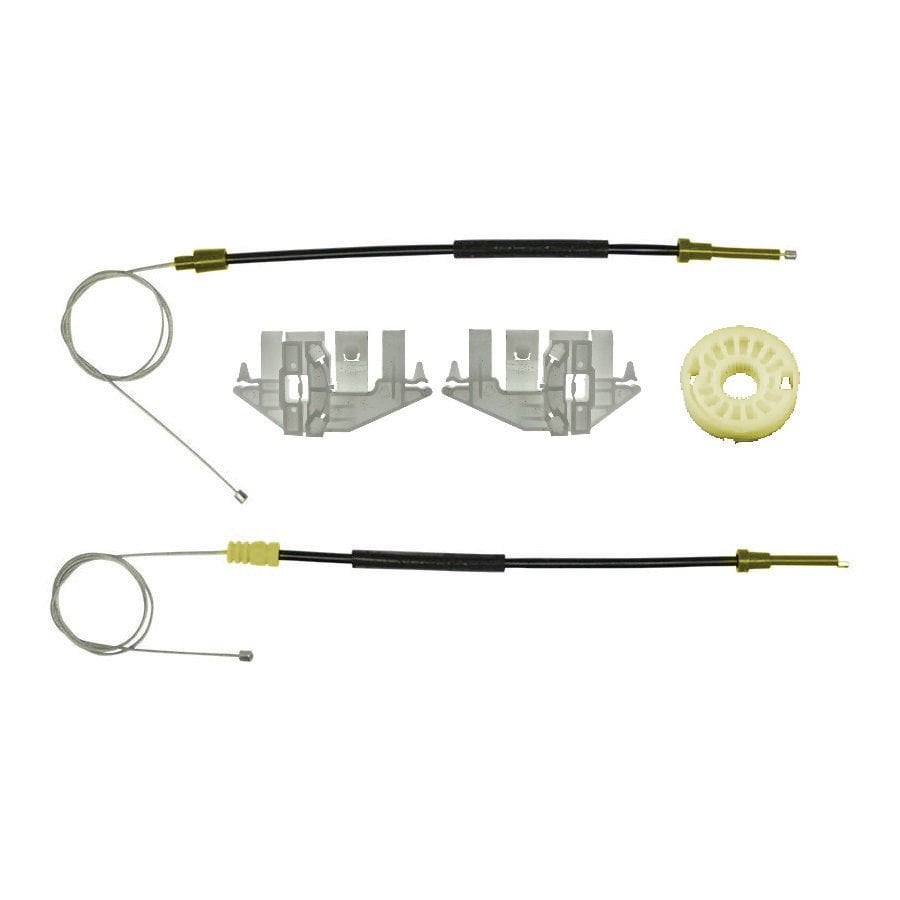 Citroen C5 Ön Sol ve Sağ Cam Kriko Teli Seti (2004-2008) (9675899080, 9221EQ, 9221FY,9675898980, 9222FX, 9222EP)