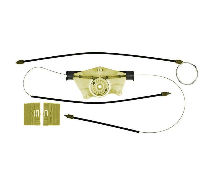 Porsche Cayenne Arka Sağ Cam Kriko Teli ve Kapak Seti (2002-2010) (OEM:95553346203)